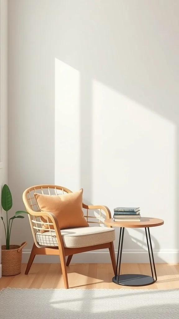 Minimalist Reading Space