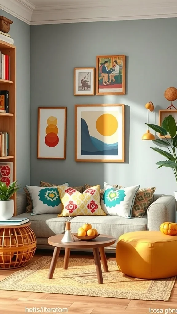 Colorful Book Nook
