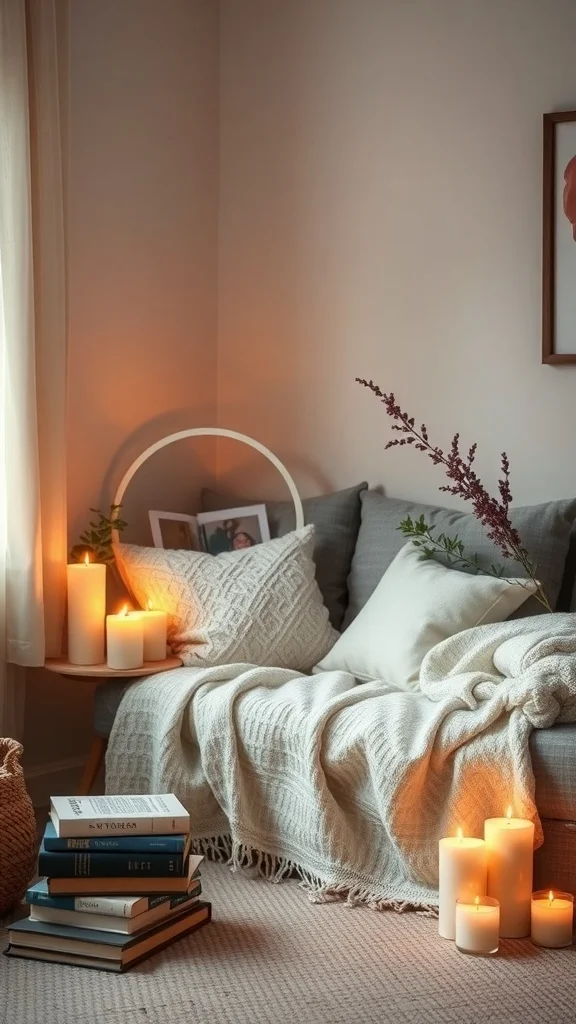 Candlelit Reading Sanctuary