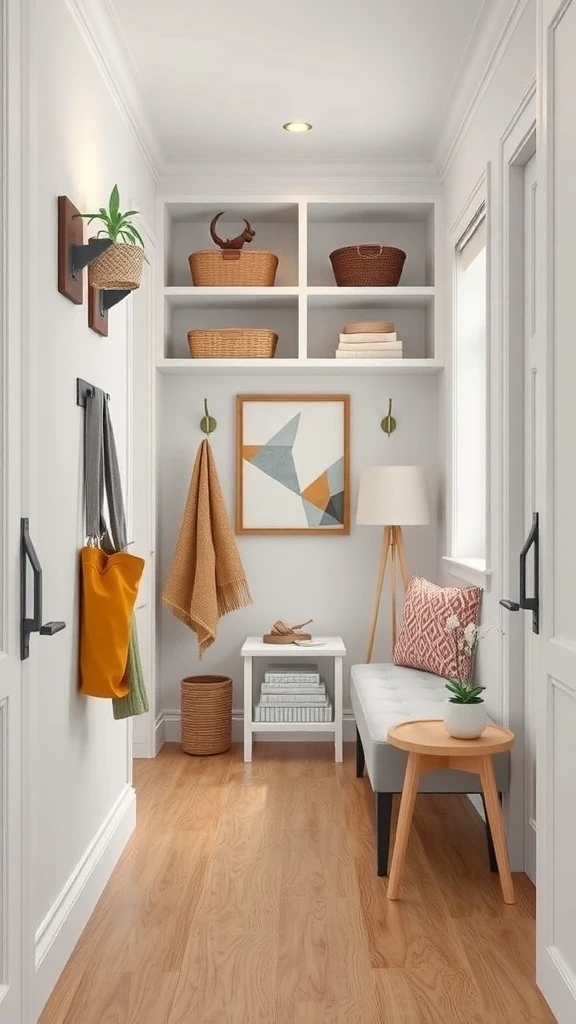 Hooks and Baskets That Keep Everything Organized