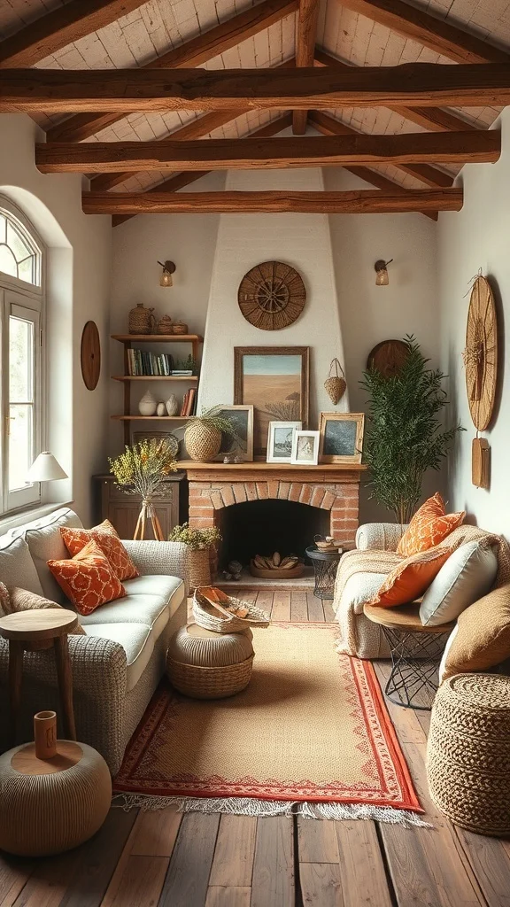 Cozy Rustic Living Rooms