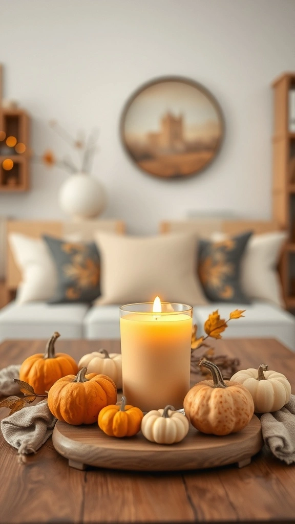 Pumpkin Spice Candle Glow