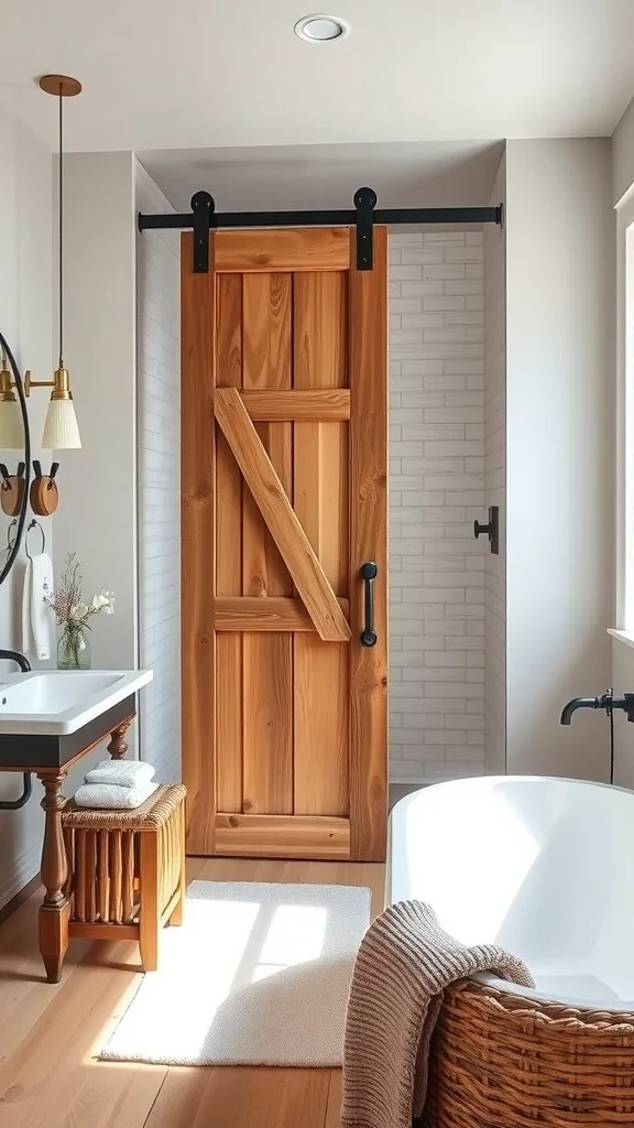 Barn Door Shower Style