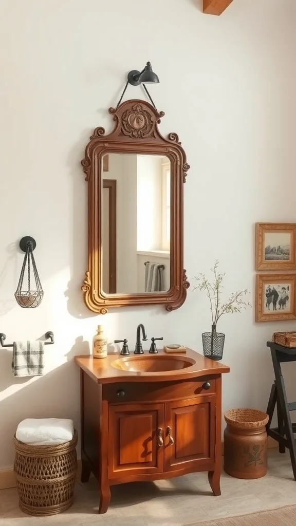 Old-Style Mirrors as Center