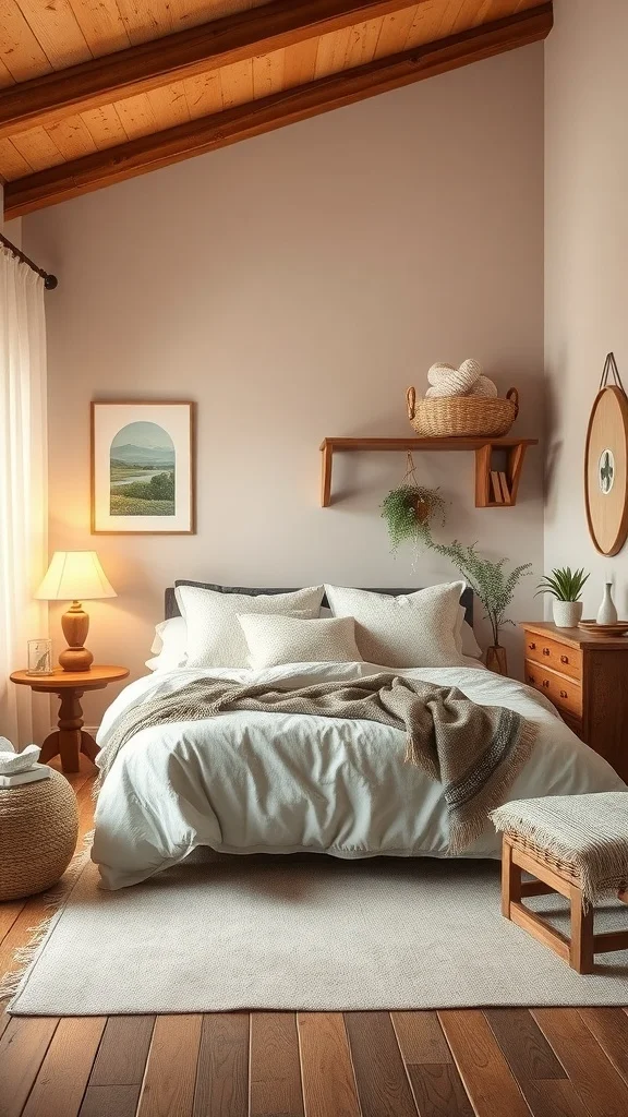 Warm Inviting Bedroom Feel