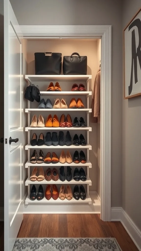 Space-Saving Shoe Racks