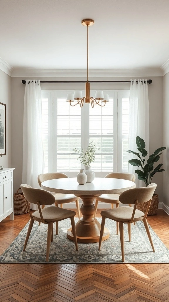 Creative Small Dining Room Ideas to Maximize Space - Round Tables for Better Flow