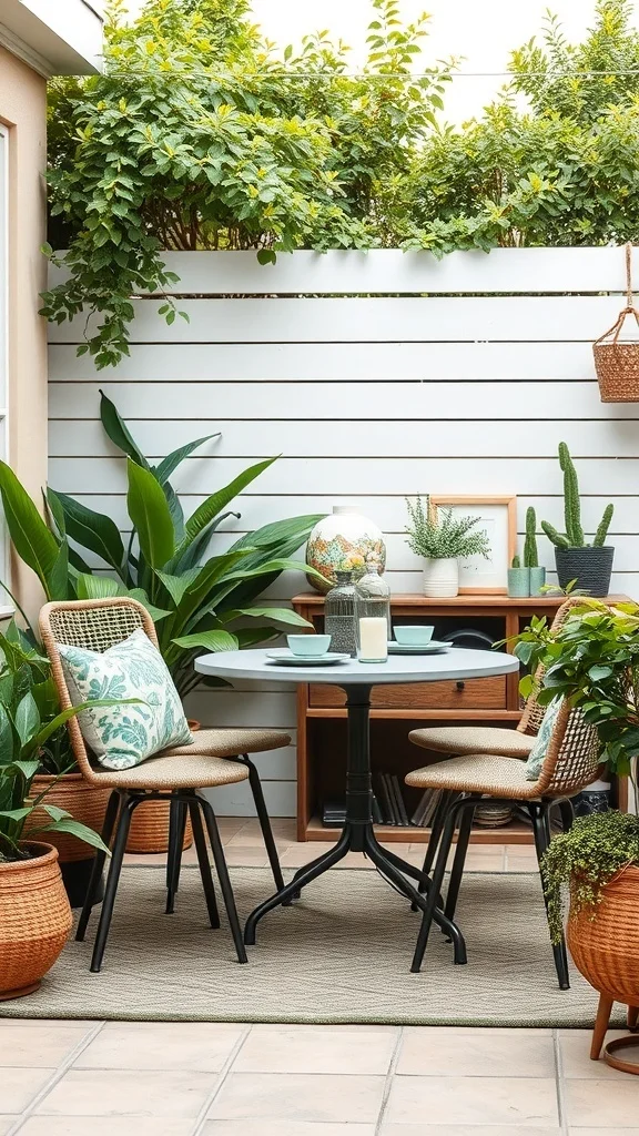 Small Dining Tables for Outdoor Spaces
