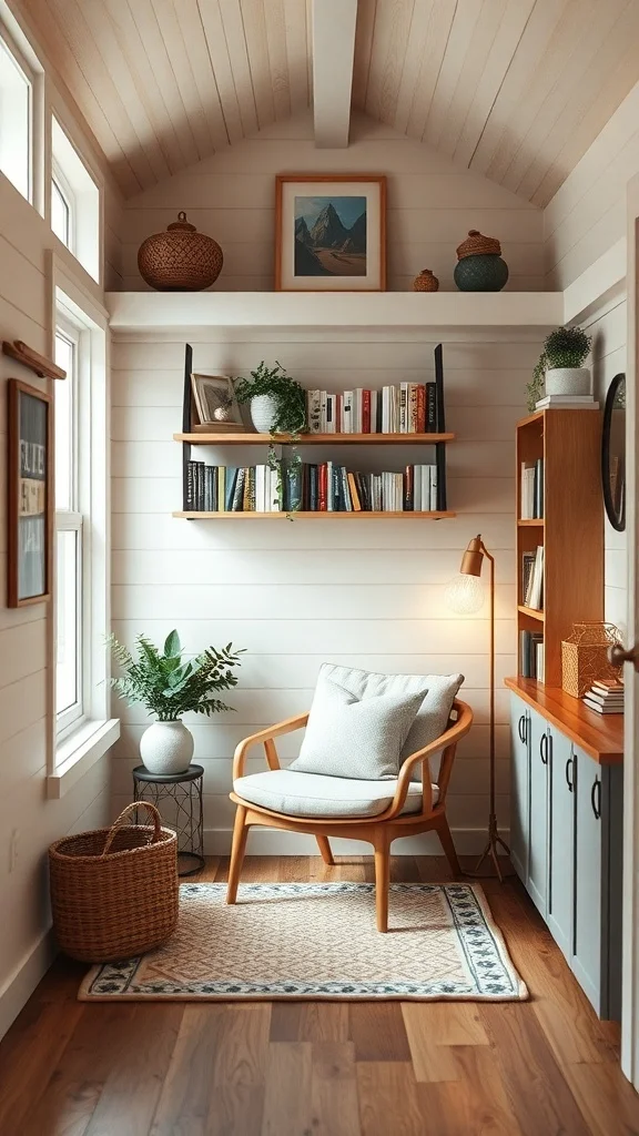 Tiny House with a Cozy Reading Nook