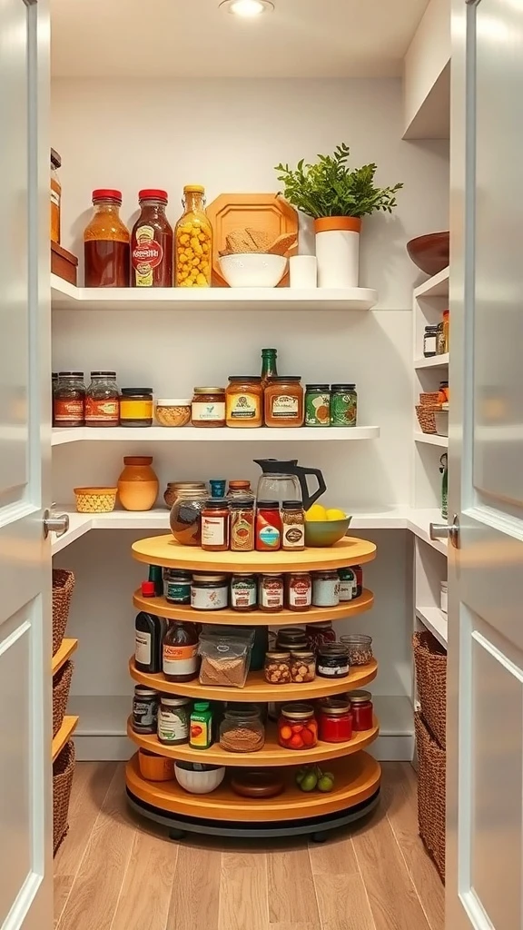 Lazy Susans That Make Everything Reachable