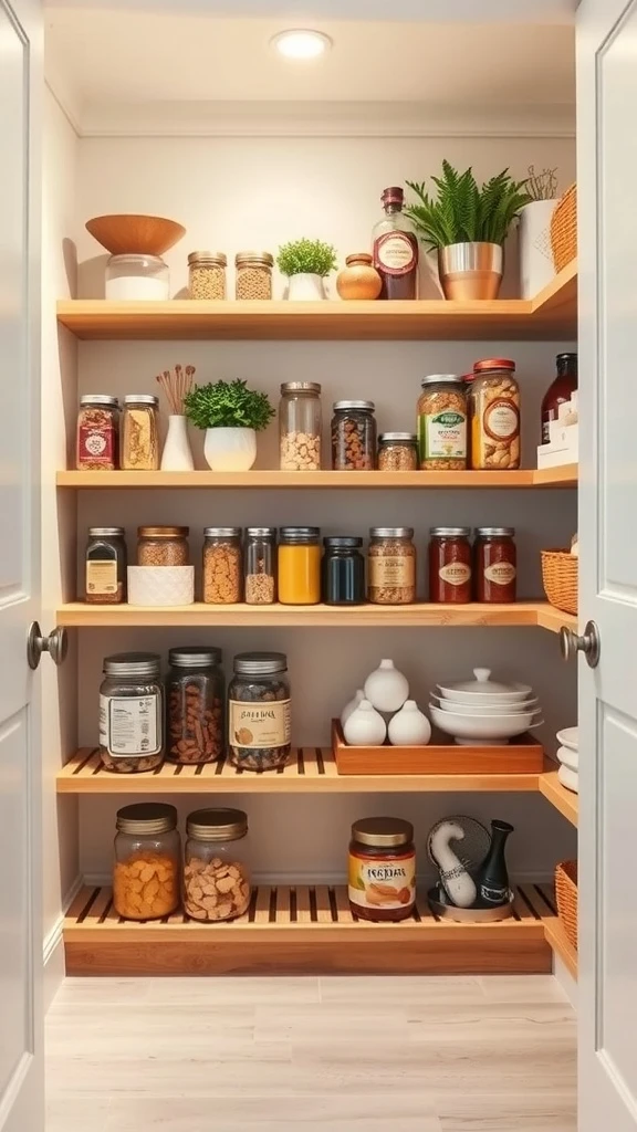 Shelf Risers for Hidden Storage Space