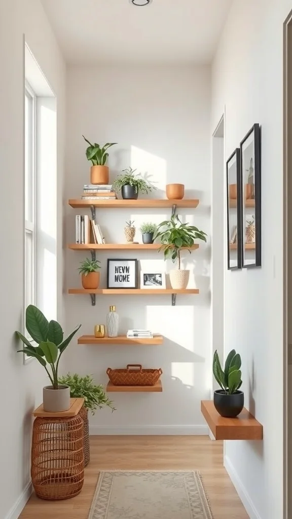 Utilizing Vertical Space with Shelves