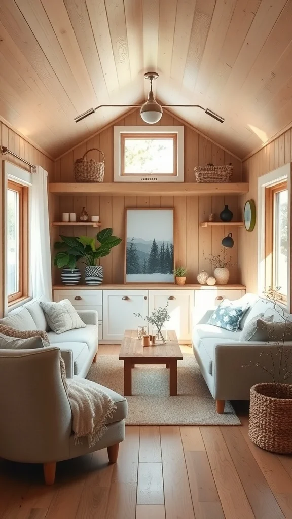 Warm Inviting Cabin Feel
