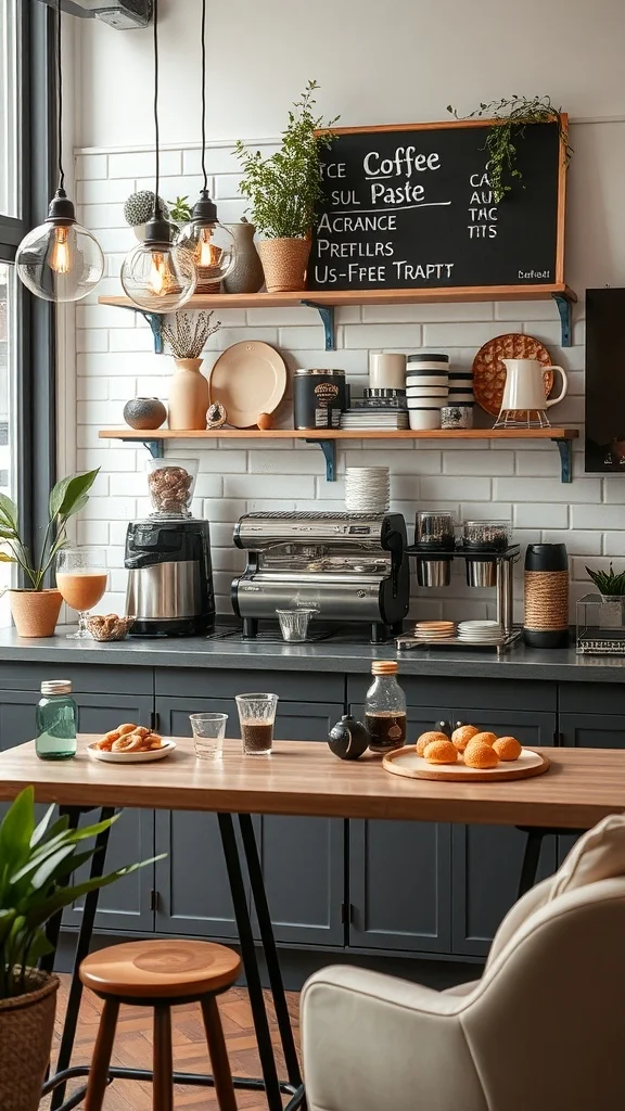 Inviting Coffee Bar Setup