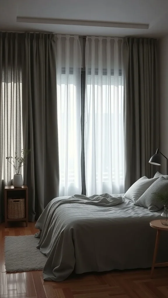 Warm Inviting Dark Bedroom Feel