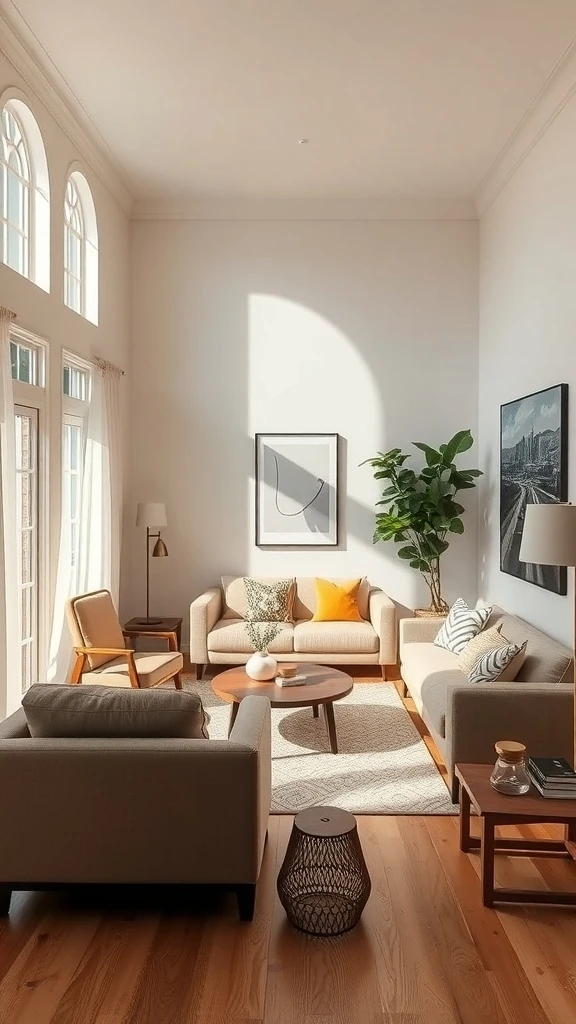 Furniture Scaled to Fit the Space