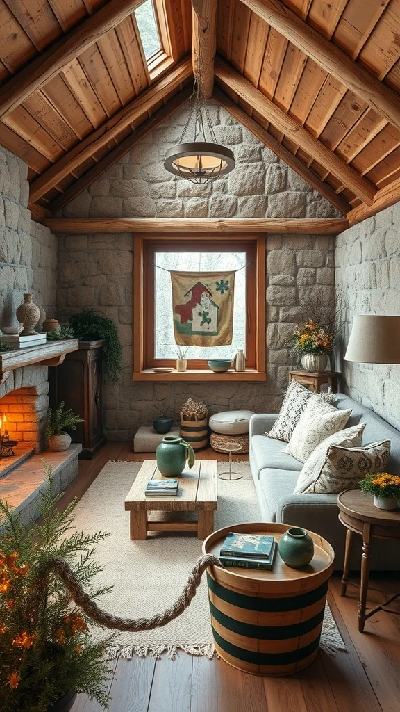 Warm Inviting Cabin Feel