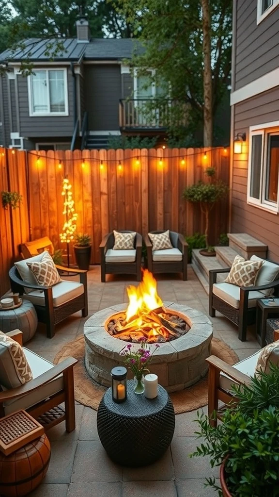 Cozy Fire Pit Area