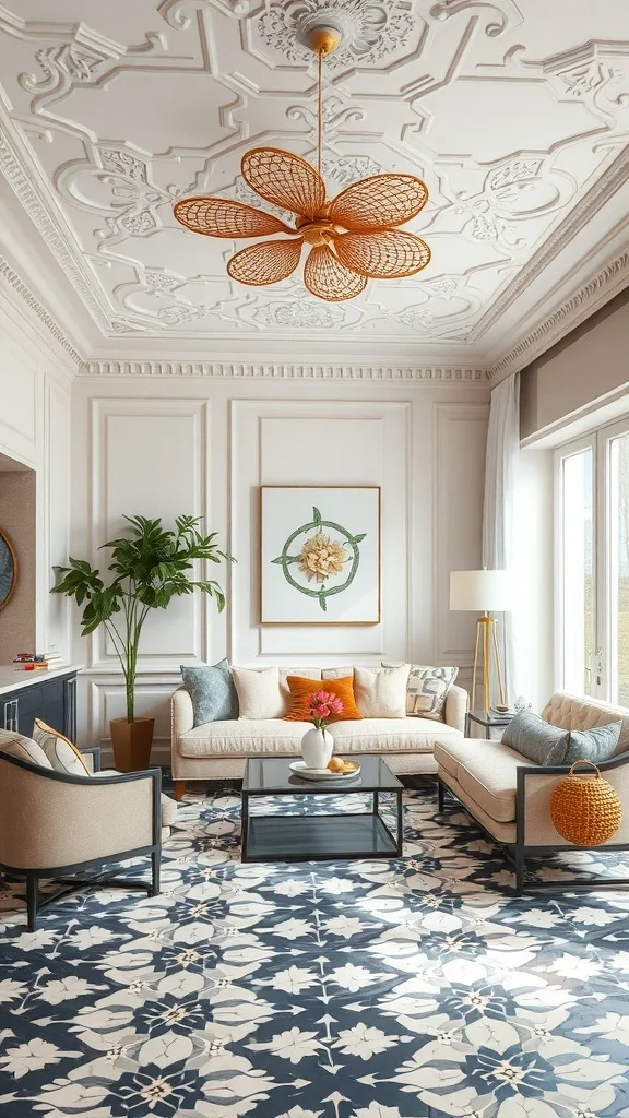 Statement Ceilings and Floors