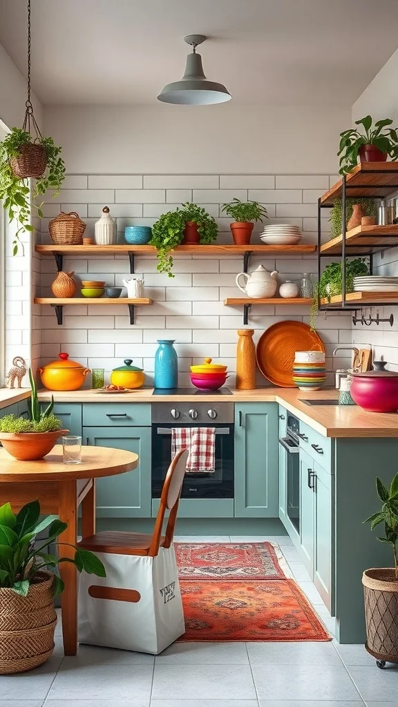 Maximalist Kitchen Full of Charm