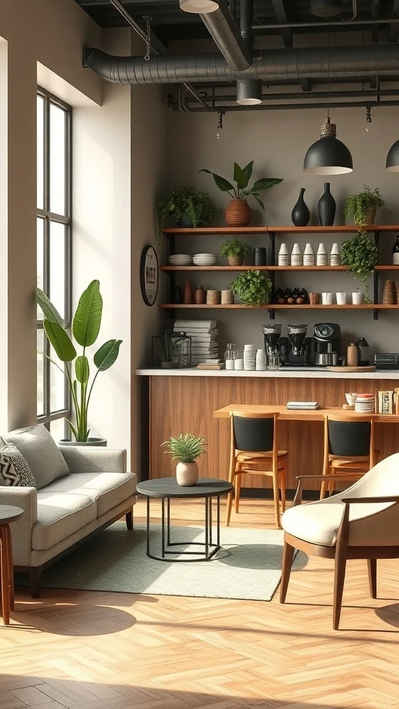 An Eco-Friendly Coffee Bar