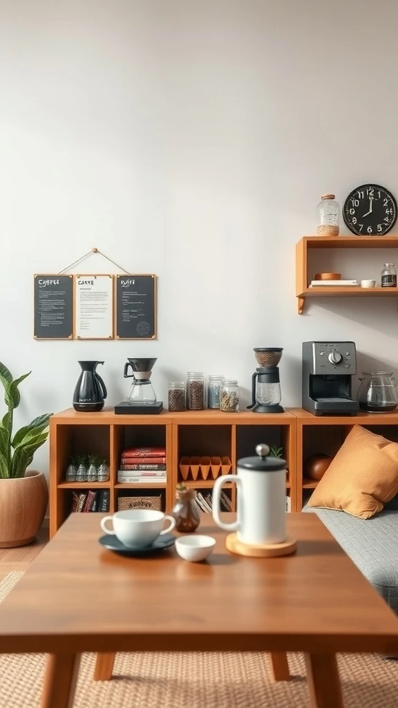 A Tasting Station for Coffee Lovers