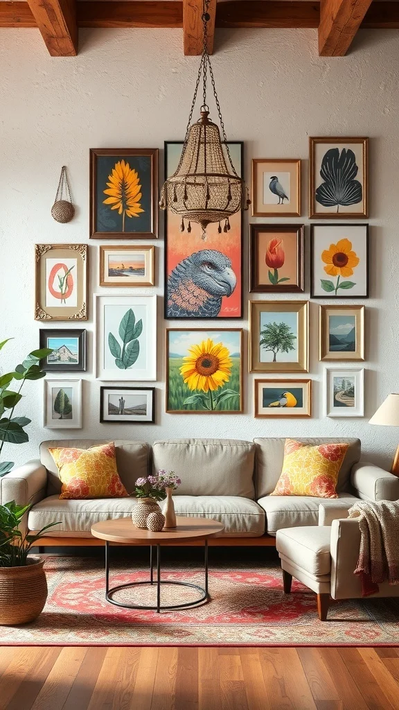 Vibrant Rustic Artwork