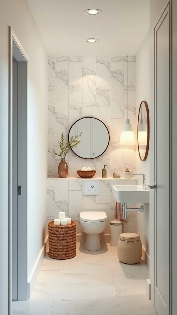 Spa Vibes in a Small Bathroom