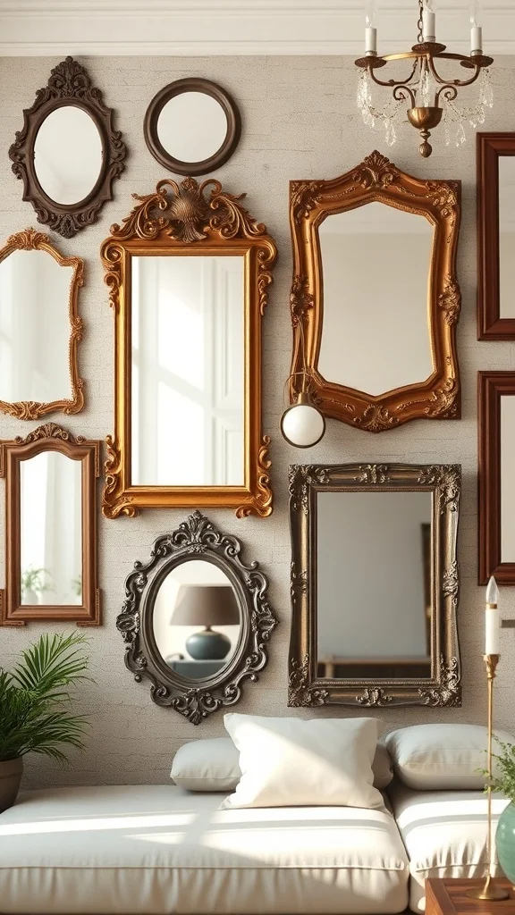 Vintage Mirrors and Frames
