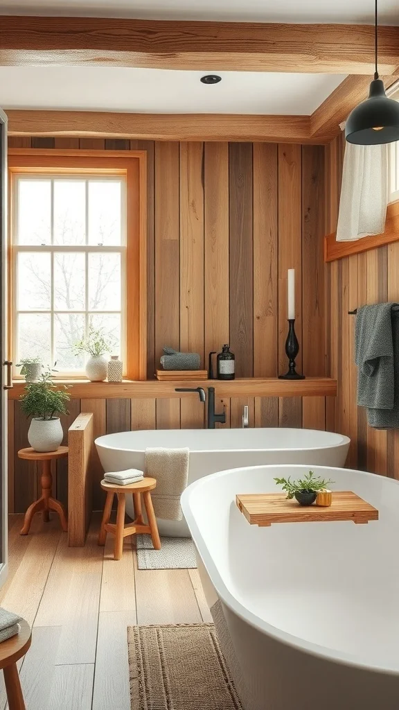 Rustic Bathroom Retreats