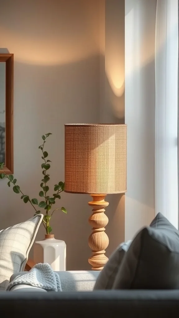 Natural Fiber Lampshades