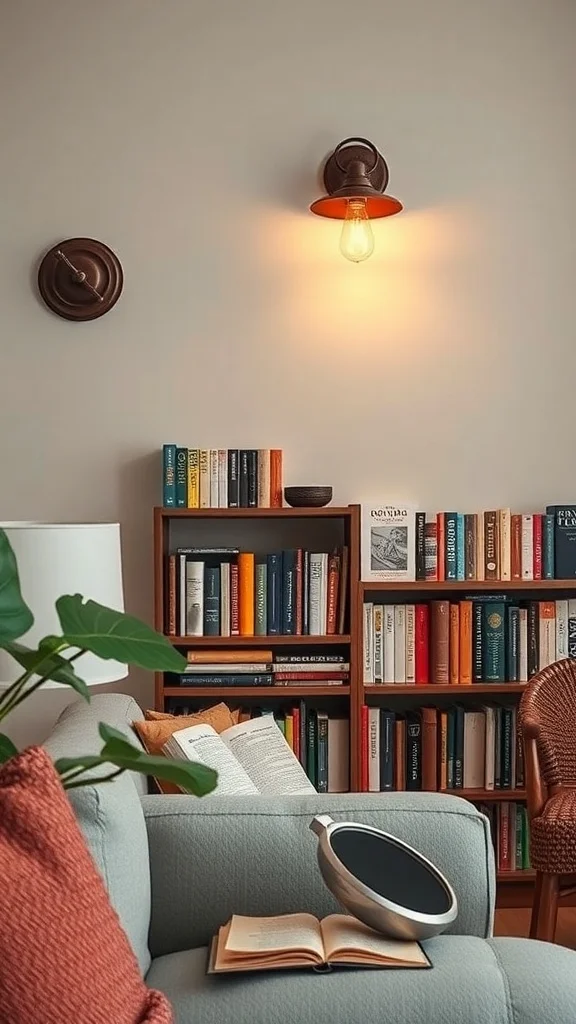 Rustic Wall Fixtures with Warm Tones