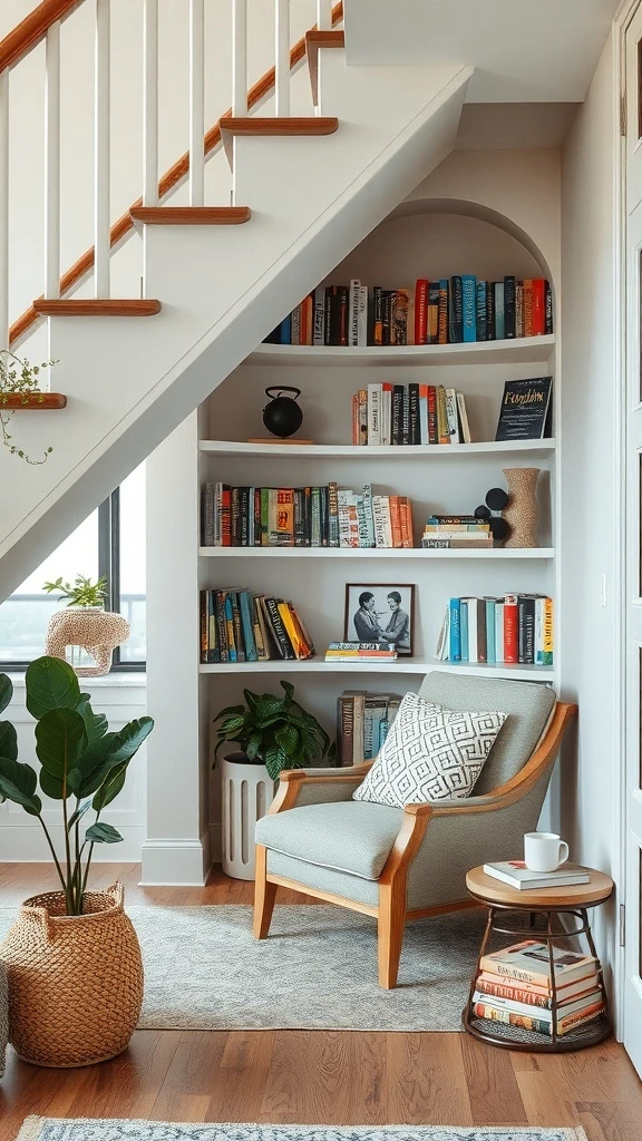 Under-Stairs Reading Retreat