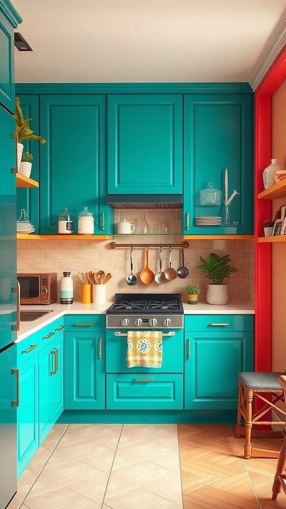Bold Color That Brings Your Kitchen to Life