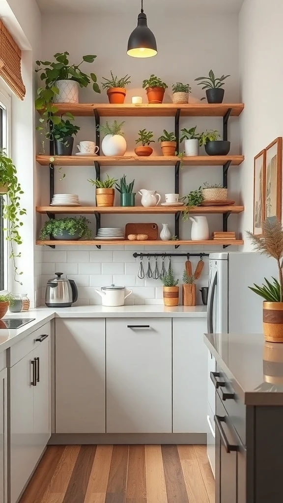 Go Vertical with Wall Shelves