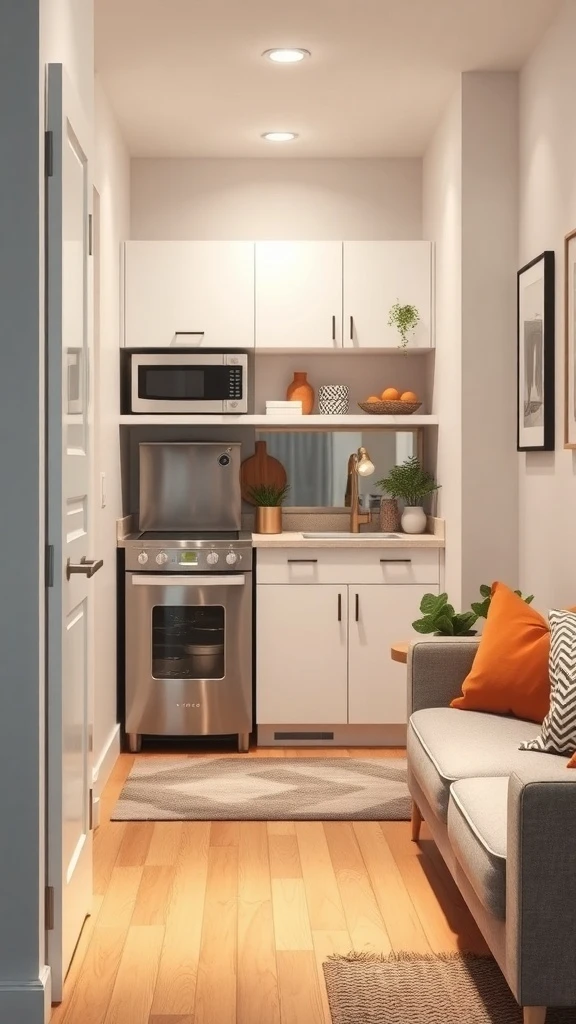 Turn a Closet Into a Mini Kitchen