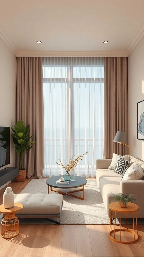 Floor-Length Curtains That Add Height
