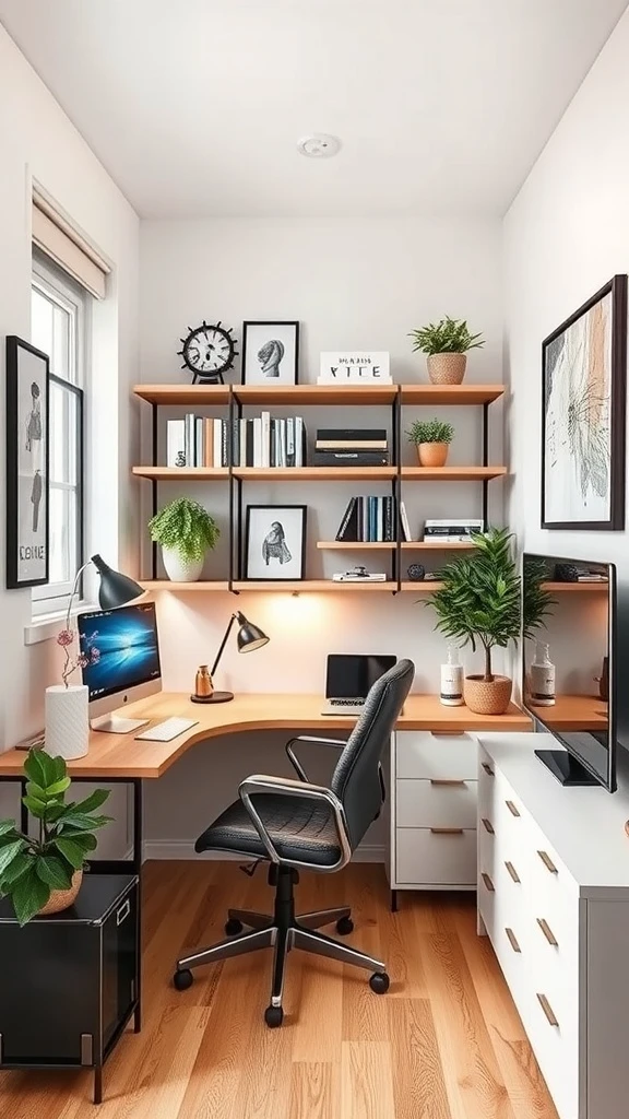 Shelves That Take Your Office Vertical