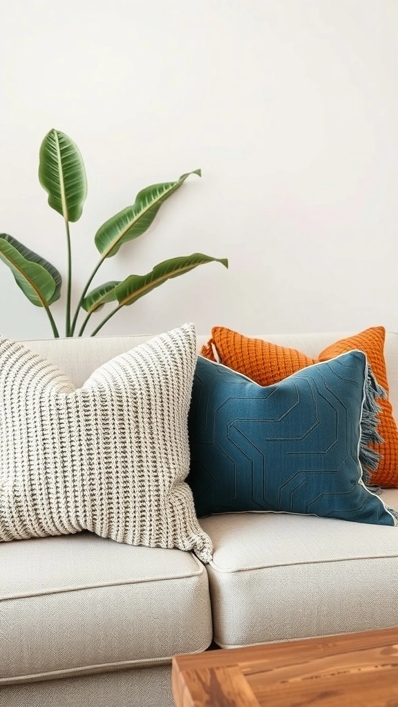 Textured Throw Pillows